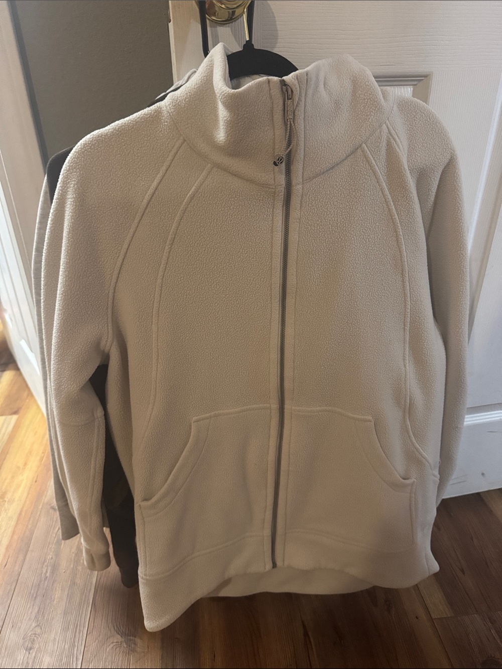 lululemon athletica Cream Full-Zip Fleece Hoodie